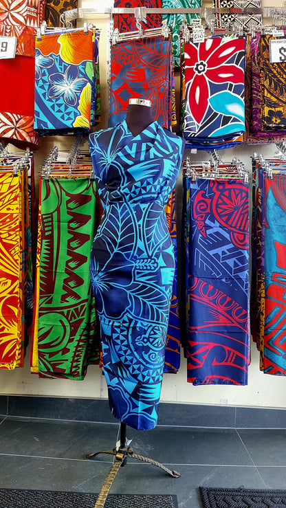 Sarong / Lavalava - 2 Yards Blue