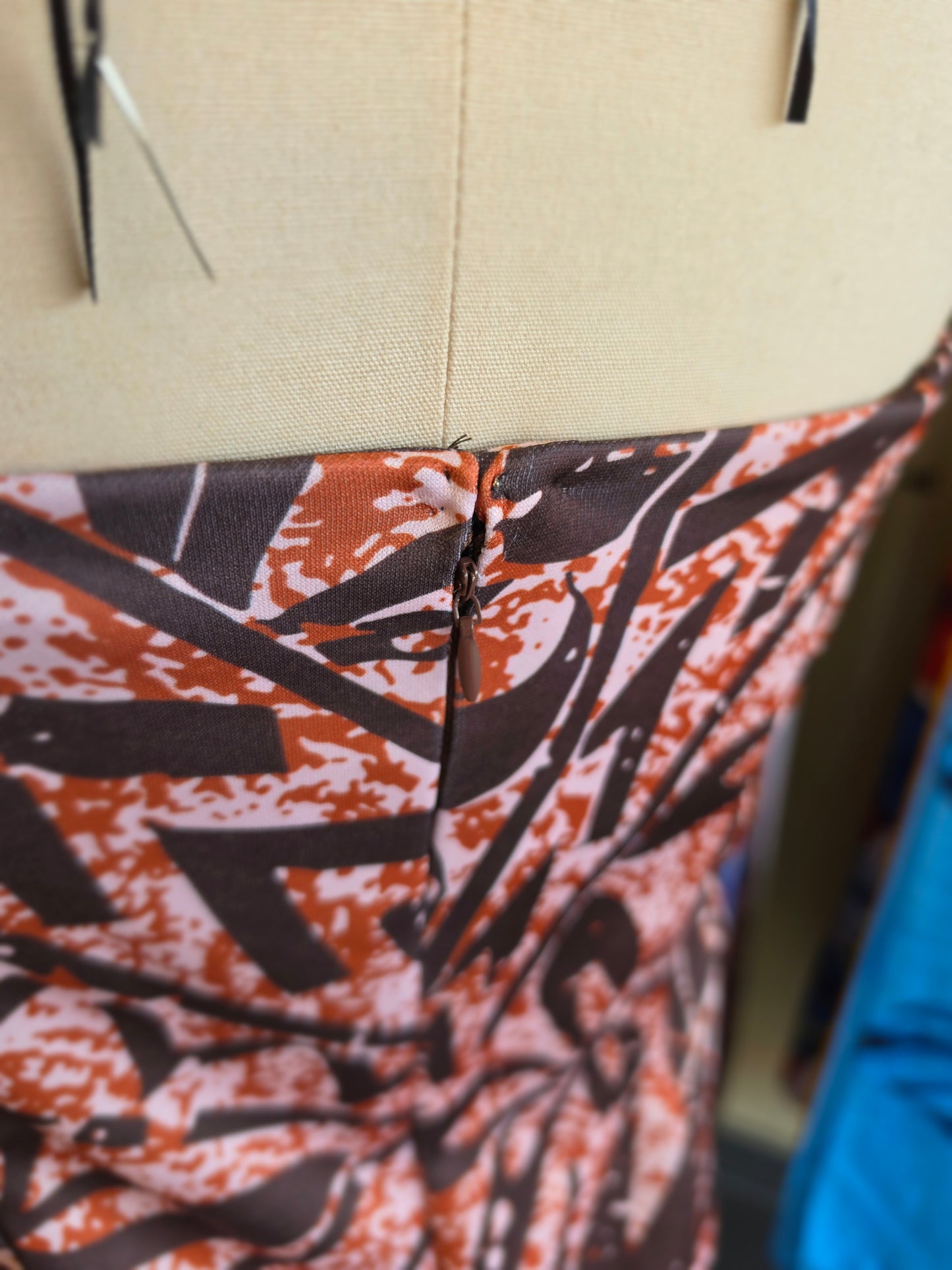 Pacifica Stretch Boobtube Maxi Dress – Brown Tribal Print