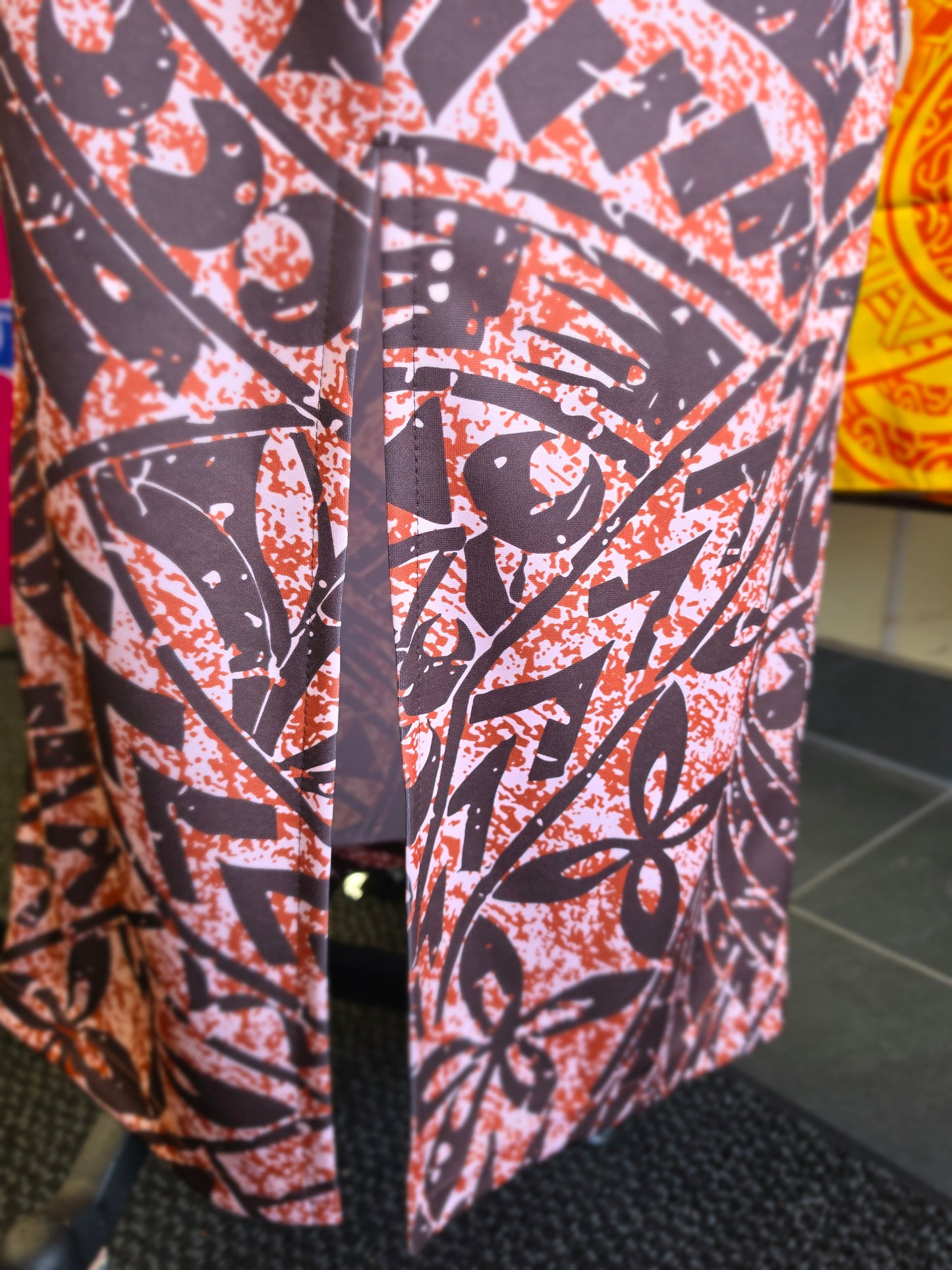 Pacifica Stretch Boobtube Maxi Dress – Brown Tribal Print