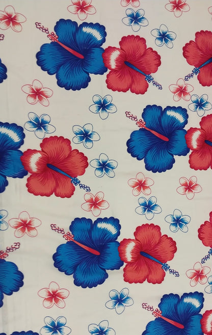 Sarong / Lavalava - 2 Yards Blue and Pink