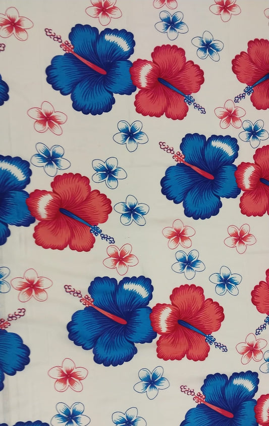 Sarong / Lavalava - 2 Yards Blue and Pink