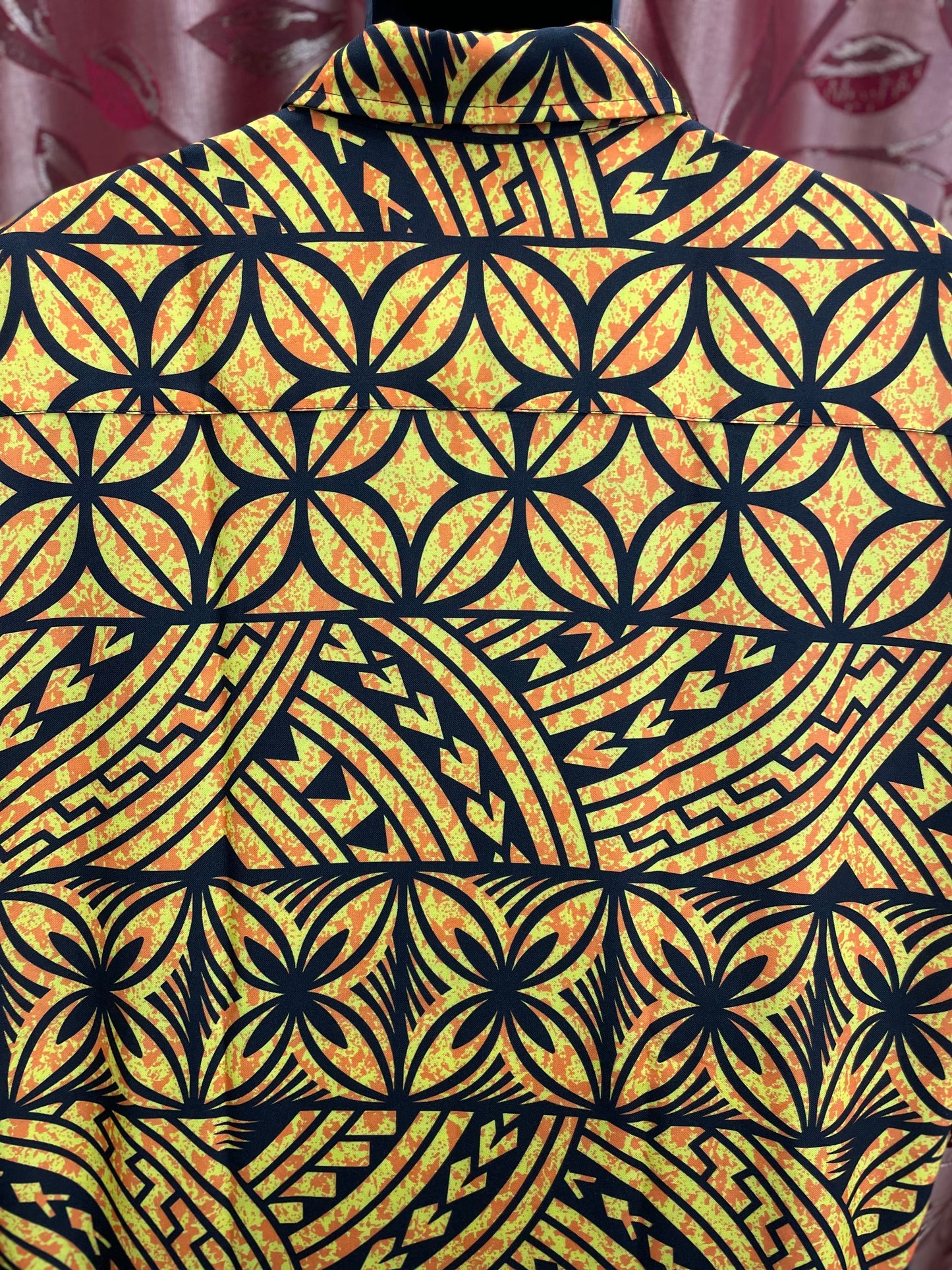 Short Sleeve Shirt - Yellow & Black