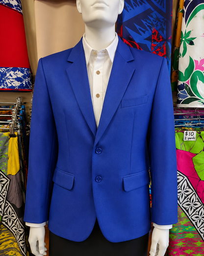Plain Mens Blazer - Royal Blue